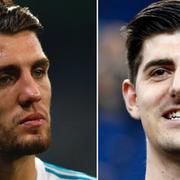 Mateo Kovacic och Thibaut Courtois.