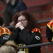 Brynässupportrar deppar efter torsdagens slutsignal. 