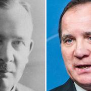 Poeten Erik Axel Karlfeldt, statsminister Stefan Löfven (S).