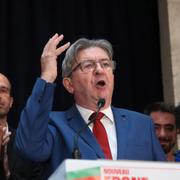 Vänsterledaren Jean-Luc Mélenchon. 