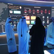 Cybersäkerhetsmässa i Dubai, 2023.