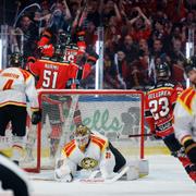 Erik Källgren under SHL-finalen mot Luleå.