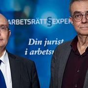Chefsjurist Magnus Norström och chefsjurist Bo Villner på Arbetsrättsexperten