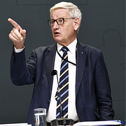 Edvin Törnblom och Carl Bildt