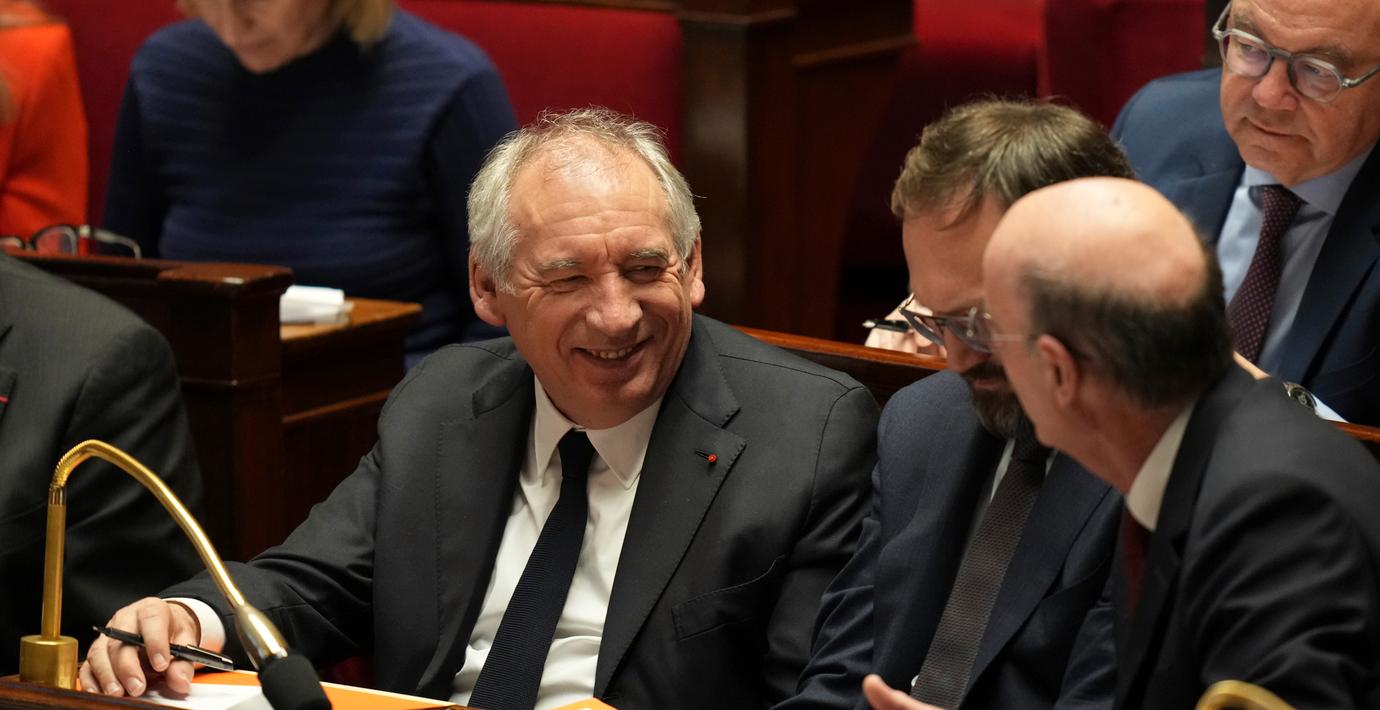 Franska premiärministern François Bayrou. 