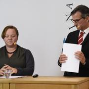 Finansinspektionens Karin Lundberg och Erik Thedéen.