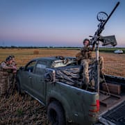 Arkivbild på ukrainska soldater från i somras. 