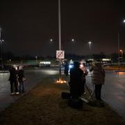 Polisinsatsen vid Risbergska.