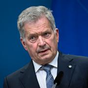 Finlands president Sauli Niinistö