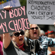 Protester i Texas / Barbro Westerholm.