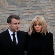 Emmanuel Macron och Brigitte Macron.