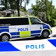 Bild från polisinsatsen.