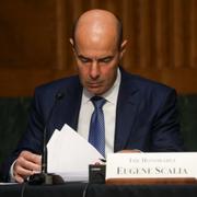 Eugene Scalia har blivit anlitat av USA:s storbanker för att förbereda en stämning mot Federal Reserve.