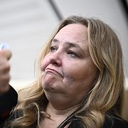 Arkivbild från 28 september: Vänsterpartiets vice partiledare Ida Gabrielsson (V).