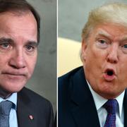 Stefan Löfven/Donald Trump.