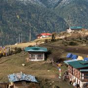 Byn Laya i Bhutan.