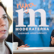 Isabella Lövin (MP) och Jessica Rosencrantz (M).