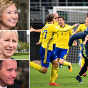 Vänster: Ebba Busch Thor (KD), Margot Wallström (S), Stefan Löfven (S). 