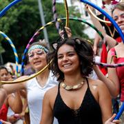 Karneval i Brasilien.