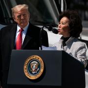 Donald Trump och Elaine Chao.