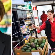 Hållbarhetsdirektören Kerstin Lindvall, till vänster. 