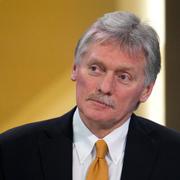 Kremls talesperson Dmitrij Peskov under president Vladimir Putins årliga presskonferens i Moskva den 14 december förra året.