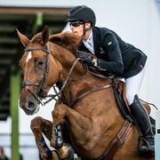 Henrik von Eckermann och hästen Nababette Z under Falsterbo Horse Show 2022. 