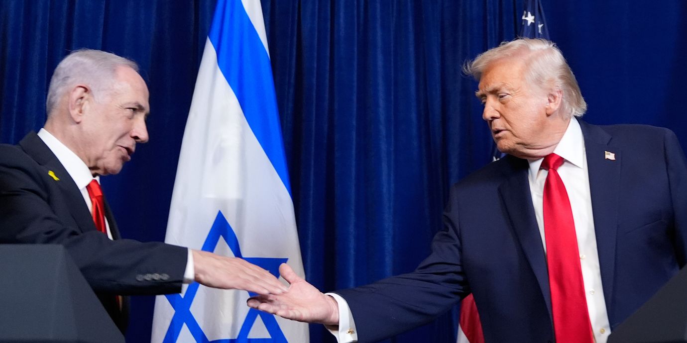Benjamin Netanyahu och Donald Trump.