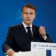Franske presidenten Emmanuel Macron.