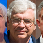 Janet Yellen, John Taylor, Jerome Powell.