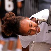 Kvinna i Madrid, arkivbild från 2023.