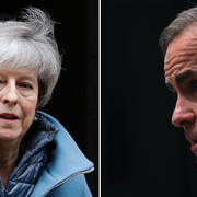 Premiärminister Theresa May och BOE-chefen Mark Carney. 