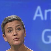 EU:s konkurrenskommissionär Margrethe Vestager. Arkivbild.