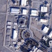 Satellitbild av kärnkraftverket i Natanz, Iran den 3 december 2025.