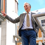 Marius Borg Høibys advokat Petar Sekulic efter dagens förhandlingar.