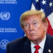 Zelenskyj och Trump i New York i september.