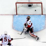 Ottawas Craig Anderson räddade 28 av 29 skott på mål.