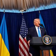 Zelenskyj och Trump vid ett tidigare möte.