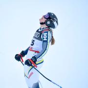 Lisa Hörnblad vid alpina VM i Åre 2019.
