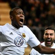 Östersunds Salisu Abdullhi "Alhaji" Gero och Saman Ghoddos