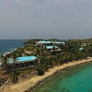 Epsteins ö Little Saint James Island på Amerikanska jungfruöarna.