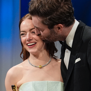 John Cena, Emma Stone och Robert Downey Jr på Oscarsgalan.