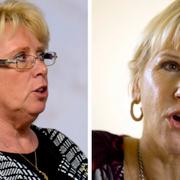 Lena Ek och Margot Wallström.