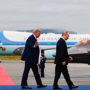 Donald Trump och Vladimir Putin. 