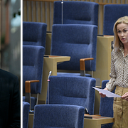 Anders Ygeman (S) och Katja Nyberg (-)