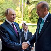 Putin och Erdogan. 