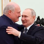 Belarus president Aleksandr Lukasjenko och Rysslands president Vladimir Putin.