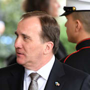 Tidigare statsminister Stefan Löfven (S) och USA:s president Donald Trump 2018.