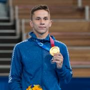 Ivan Litvinovitj från Belarus tog OS-guld i Tokyo för tre år sedan.