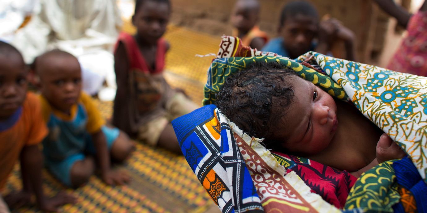 Arkivbild från 2012: Nyfödd i Gabu, Guinea-Bissau.